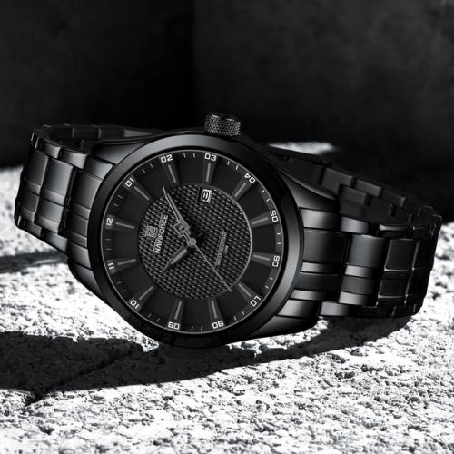 Наручний годинник чоловічий NaviForce Perfect Чорний (3109)