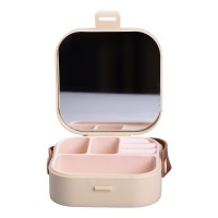 Міні-скринька для прикрас YIWU Mini Box 9x9x3.8 см Бежевий (HP-5-27BE)