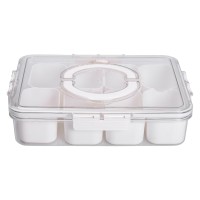 Контейнер для зберігання на 8 відсіків YIWU 31х24х7 см Білий (HP-27-3)