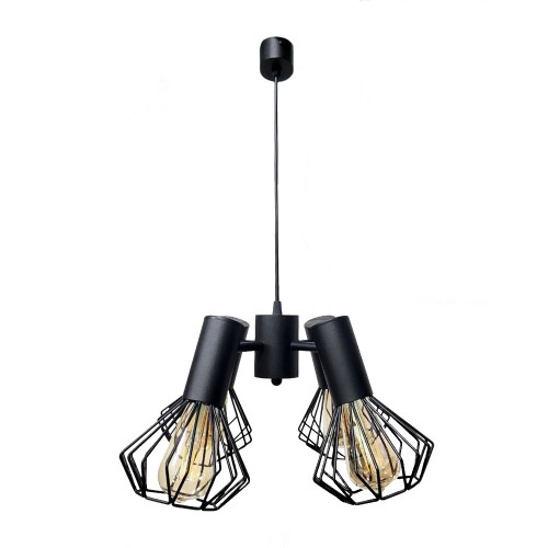 Люстра підвісна MSK Electric Diadem на чотири плафони Е27 NL 22153-4 BK