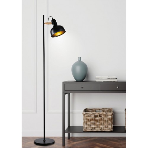 Торшер Candellux Reno 43х155 см Коричневий/Чорний (51-80196)