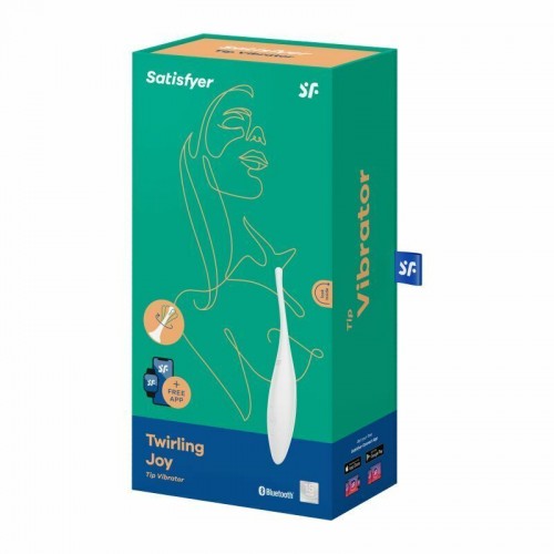 Смарт-вібратор для клітора Satisfyer Twirling Joy White в інтернет супермаркеті PbayMarket!