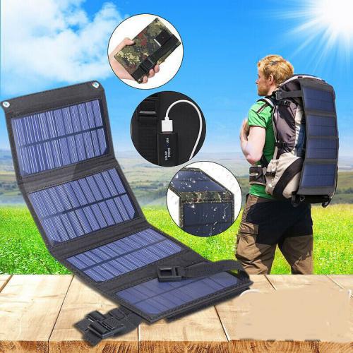 Сонячна панель Solar Power портативна зарядна станція складана з USB 5V - 10W камуфляж (SPH10) Сонячна панель Solar Power портативна зарядна станція складана з USB 5V - 10W камуфляж (SPH10)