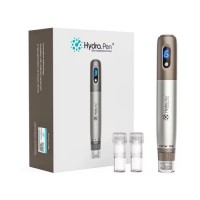 Бездротовий дермапен для мікронідлінгу Hydra Pen з автоматичною подачею сироватки H3 Коричнево-сріблястий (1027) Бездротовий дермапен для мікронідлінгу Hydra Pen з автоматичною подачею сироватки H3 Коричнево-сріблястий (1027)