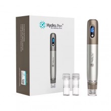 Бездротовий дермапен для мікронідлінгу Hydra Pen з автоматичною подачею сироватки H3 Коричнево-сріблястий (1027)