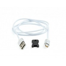 Кабель Cablexpert USB 2.0 BM - Lightning, 1м Білий (CC-USB2-AMLMM-1M)