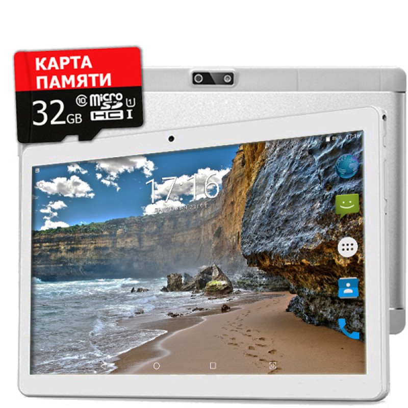 Планшет – телефон Hoozo X1001 Lite Full HD 32Gb LTE Silver + Карта пам'яті 32GB