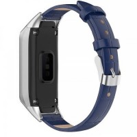 Ремінець Leather Strap для Samsung Galaxy Fit R370 Blue Ремінець Leather Strap для Samsung Galaxy Fit R370 Blue