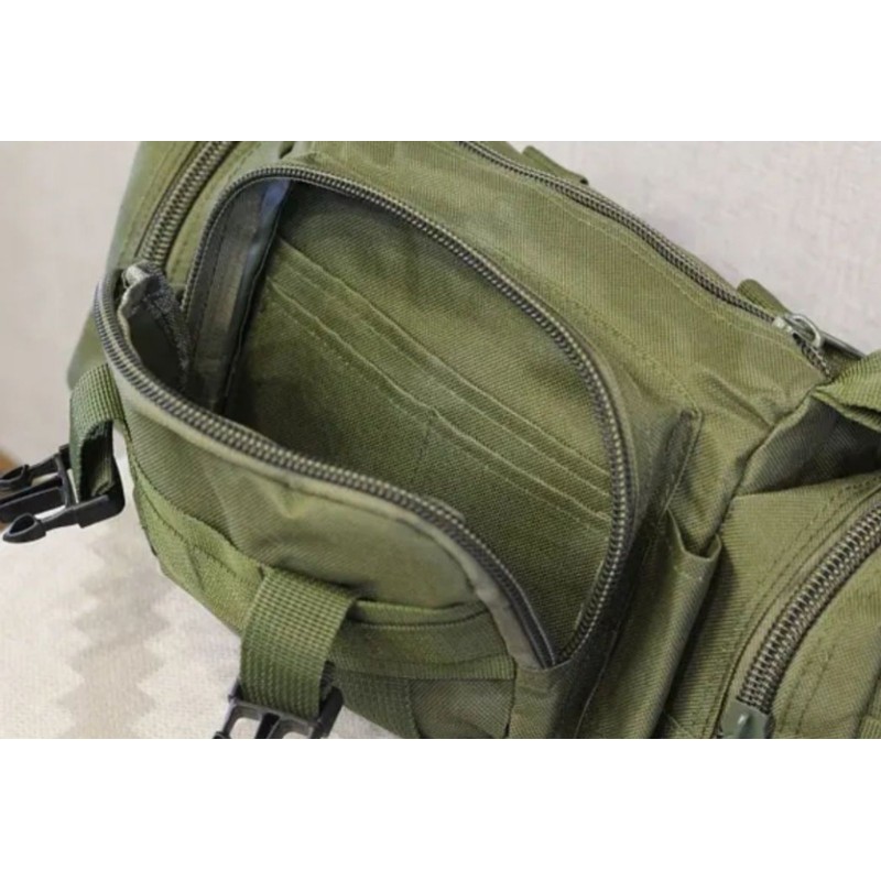 Тактична поясна сумка Military Mochilas Molle 32х17х11 см Олива