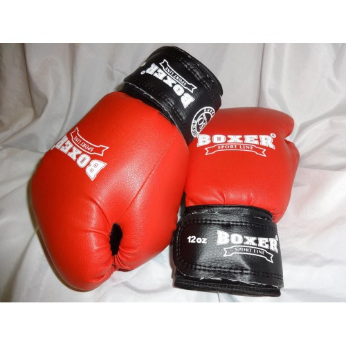 Боксерські рукавички 12 oz Boxer Червоний (hub_q20m1f) в інтернет супермаркеті PbayMarket!