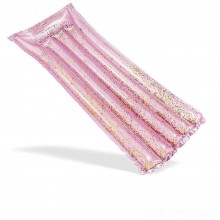 Пляжний надувний матрац із підголівником Intex 58720 «Рожевий Блиск», 183 х 69 см (hub_toqtrq)