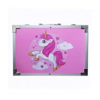 Набір для творчості в алюмінієвій валізі Єдиноріг 145 предметів Рожевий (P145EEE) Набір для творчості в алюмінієвій валізі Єдиноріг 145 предметів Рожевий (P145EEE)