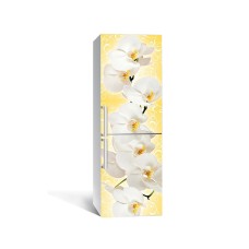 Наклейка на холодильник Zatarga «Білий полон» 650х2000 мм вінілова 3Д наклейка декор на кухню самоклеюча