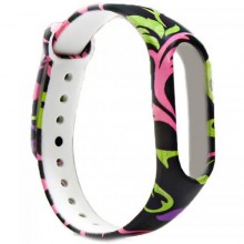 Ремінець Painted Strap для Xiaomi Mi Band 5/6 Flower Pattern 4