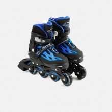 Роликові ковзани із захистом Best Roller 35-38 М XS світлі PU колеса Blue (141133)