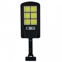 Прожектор вуличний Solar Light BK-120-6COB з пультом Чорний