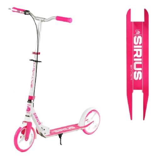 Самокат двоколісний Best Scooter Sirius PU 200 мм Рожевий (134354)