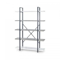 Стелаж для зберігання в стилі Loft NS-1967 1830x1200x350 мм Черный Стелаж для зберігання в стилі Loft NS-1967 1830x1200x350 мм Черный