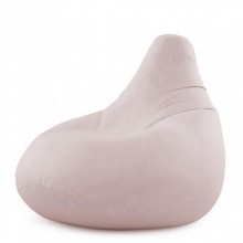 Крісло Мішок Груша Велюр 120х85 Студія Комфорту Стандарт бежевий