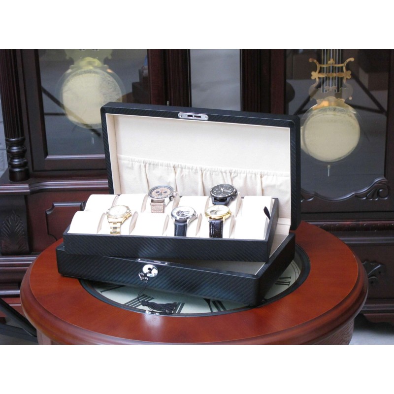 Скринька для зберігання Salvadore годинників Salvadore 12W-BX Чорний (Salvadore 12W-BX)