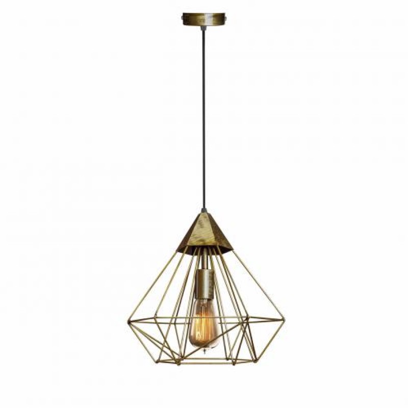 Світильник підвісний MSK Electric Crystal у стилі лофт NL 0538 BN бронза