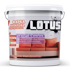 Фарба декоративна рельєфна Lotus Білий 7 кг