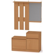Передпокій Влада Компанит Бук (110х38х168,3 см)