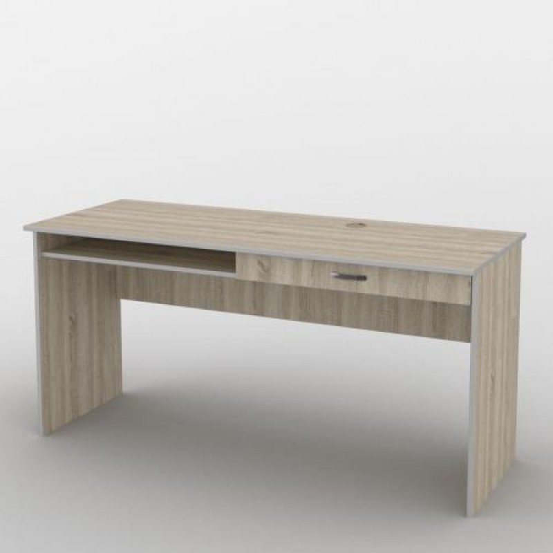 Письмовий стіл Тиса Мебель СМ-19/3 Ш.-1600мм Г.-600мм Дуб сонома