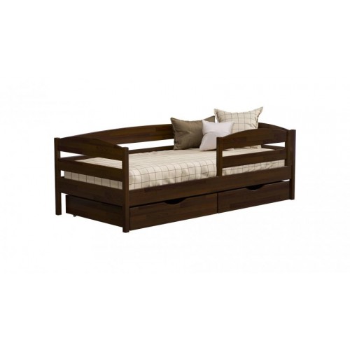 Ліжко дерев'яне Estella Нота Плюс 80х190 см Темний горіх Щит Л4 (7301274026) Ліжко дерев'яне Estella Нота Плюс 80х190 см Темний горіх Щит Л4 (7301274026)