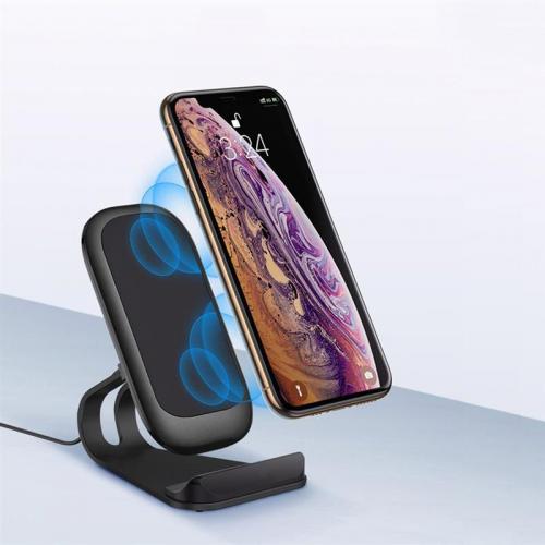 Бездротовий зарядний пристрій ColorWay Wireless Stand 15W Black (CW-CHW31Q-BK) Бездротовий зарядний пристрій ColorWay Wireless Stand 15W Black (CW-CHW31Q-BK)