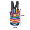 Рюкзак-кенгуру для тварин No Brand DT834 Rainbow S контейнер котам собакам