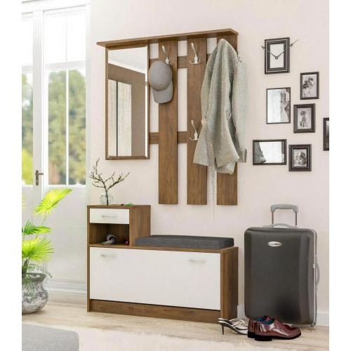 Передпокій Оріон з м'яким сидінням Меблі Сервіс горіх ринальді Передпокій Оріон з м'яким сидінням Меблі Сервіс горіх ринальді