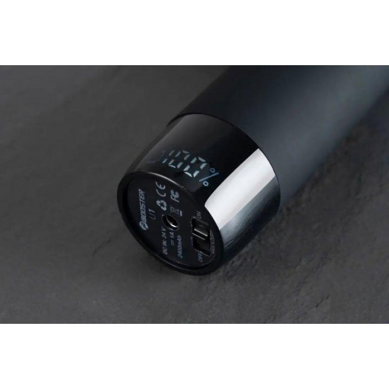 Масажер Booster Lightsaber U1 2500 мАг 6 насадок Чорний (1702027147)