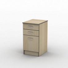 Тумба офісна Тиса Мебель ТА -700 Бук 75x70x40 см