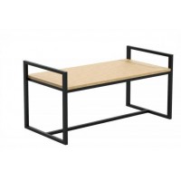 Банкетка - пуф у стилі Loft NS-118 530x1000x500 мм Черный