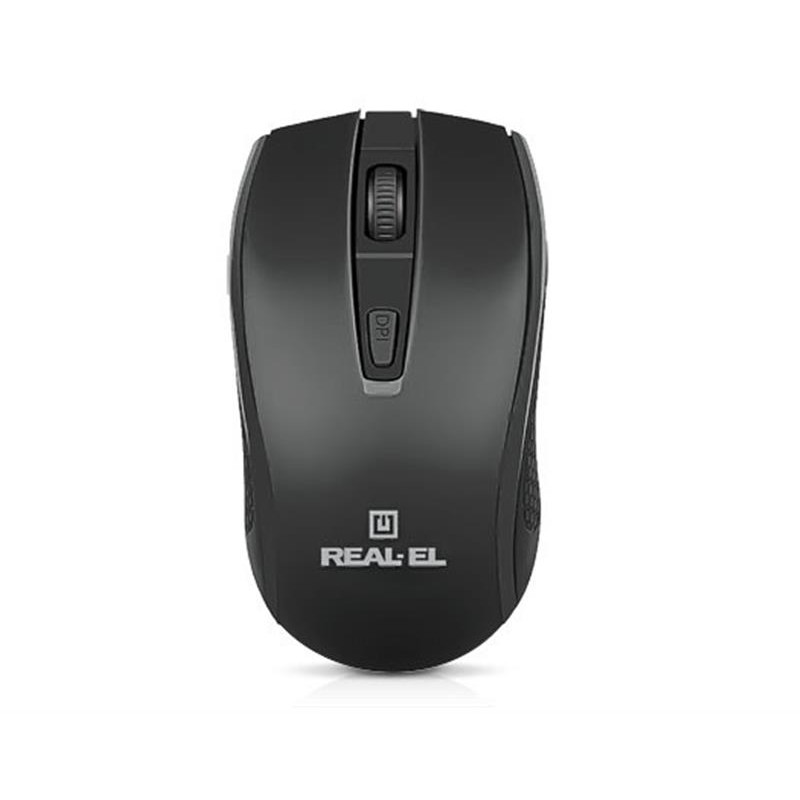 Миша бездротова REAL-EL RM-308 Black USB (EL123200033)