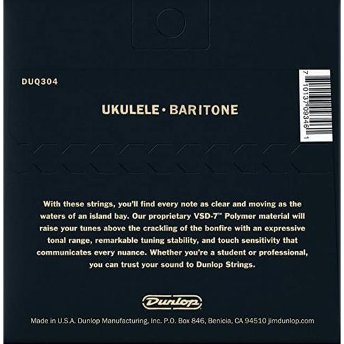 Струни для укулеле Dunlop DUQ304 Baritone Ukulele Strings