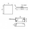 Точковий світильник Kanlux Arel 7.6x7.6x2.3 см Білий (Kan29583)