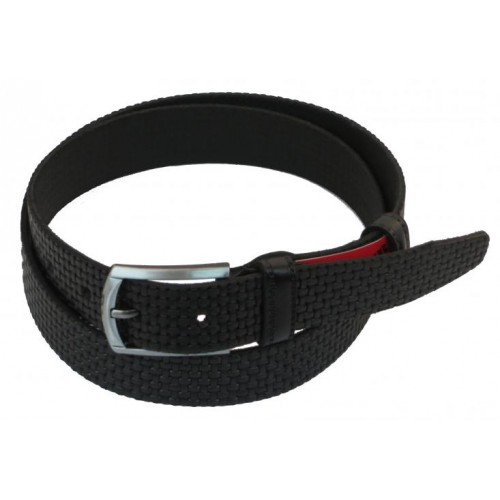 Шкіряний ремінь Skipper 110-130 x 3.5 см Чорний (1039-35) Шкіряний ремінь Skipper 110-130 x 3.5 см Чорний (1039-35)