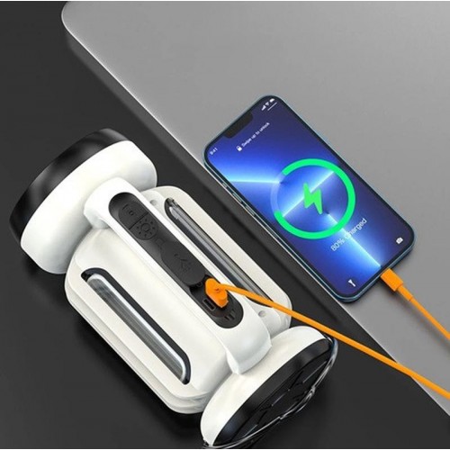Кемпінговий ліхтар Police CH-22023 LM COB Power bank Type-C 5 режимов Кемпінговий ліхтар Police CH-22023 LM COB Power bank Type-C 5 режимов