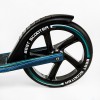 Двоколісний складаний самокат Best Scooter 100 кг Black and turquoise (113199)