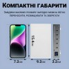 Type-C мультизарядний пристрій на 6 портів Addap MCS-X6P 140W Білий (0233)