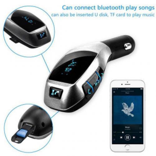 Автомобільний FM Модулятор трансмітер для авто з Bluetooth MP3 AUX передавач 405 X5