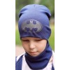 Дитяча шапка з хомутом КАНТА розмір 52-56 Синій (OC-178) в інтернет супермаркеті PbayMarket!