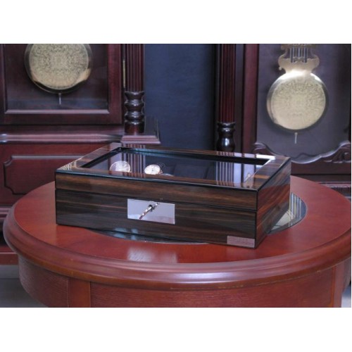 Шкатулка для зберігання годинників Salvadore WB/2386/10.EB 31,5х21х8,5 см Коричнево-чорний Шкатулка для зберігання годинників Salvadore WB/2386/10.EB 31,5х21х8,5 см Коричнево-чорний