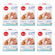 Дитячі одноразові підгузки-трусики Trudi Baby Care 6 (15+ кг) 60 шт