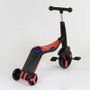 Самокат дитячий 3в1 Best Scooter з PU колесами (світло+музика) - Red (80454)