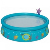 Басейн сімейний Bestway Синє море 152x38 см 477 л Блакитний (30007-marine) Басейн сімейний Bestway Синє море 152x38 см 477 л Блакитний (30007-marine)