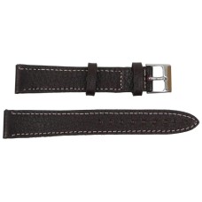 Ремінець для годинника Mykhail Ikhtyar шкіряний 18 мм Коричневий (S589-18S brown)