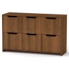 Комод 6Д Компанит Горіх екко (130х42х80 см)